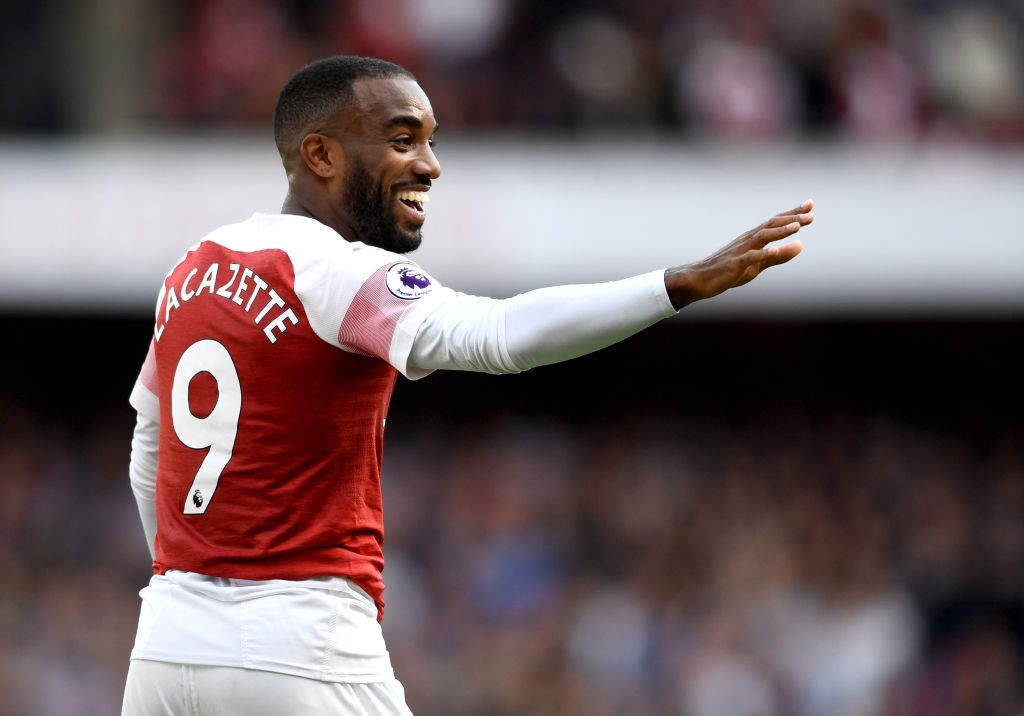 Despite being impressive in all three of Arsenal's games so far this season, Lacazette still finds himself on the Arsenal bench. (Photo courtesy: AFP/Getty)