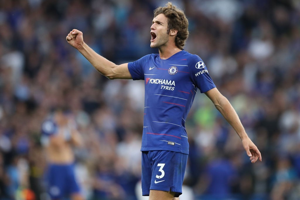 Chelsea's match winner (Photo by DANIEL LEAL-OLIVAS/AFP/Getty Images)