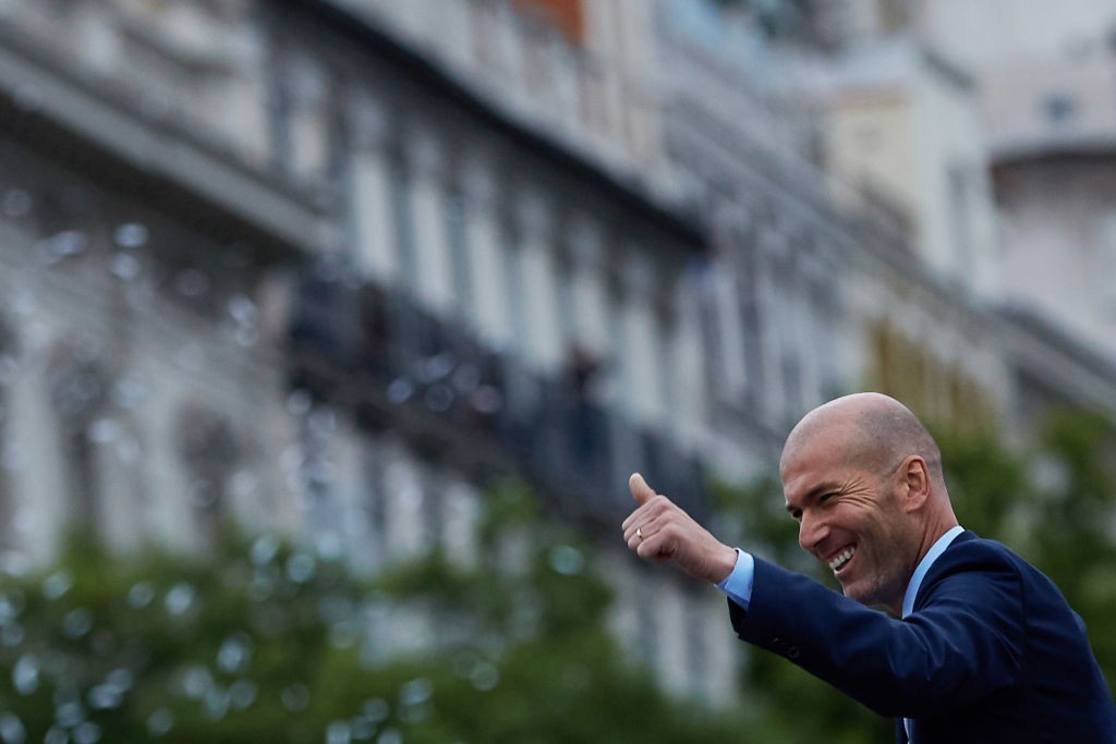 Will Zidane return to the touchline by joining Chelsea? (Photo by Gonzalo Arroyo Moreno/Getty Images)