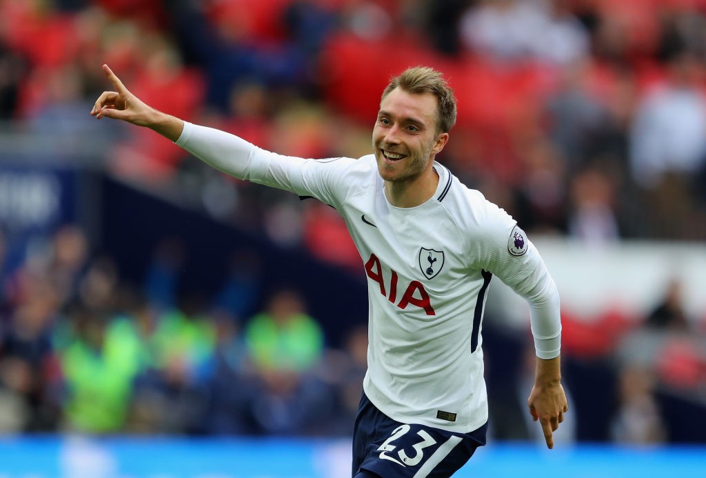 Christian Eriksen is a target of both PSG and Real Madrid, with a chance to leave before the European transfer window shuts down on Aug 31st. (Photo courtesy: AFP/Getty)
