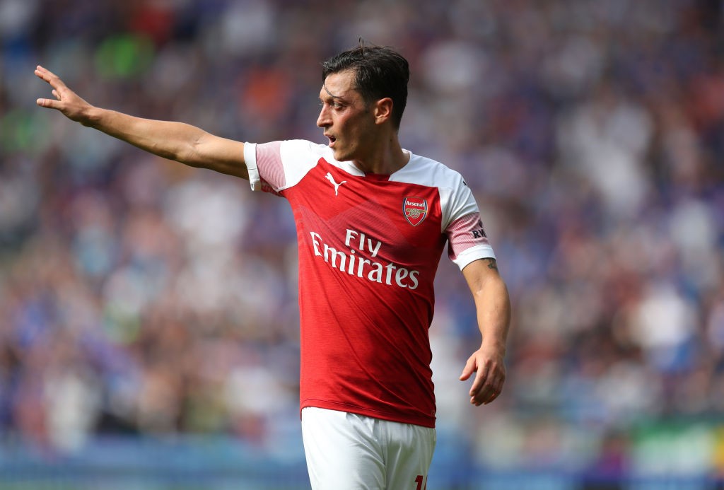 Mesut Ozil scored his first goal of the season during Arsenal's win over Newcastle United. (Photo courtesy: AFP/Getty)
