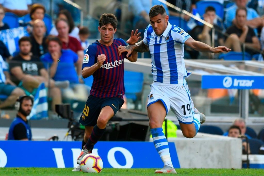 Sergi Roberto had a bit of an off day (Photo by GABRIEL BOUYS/AFP/Getty Images)
