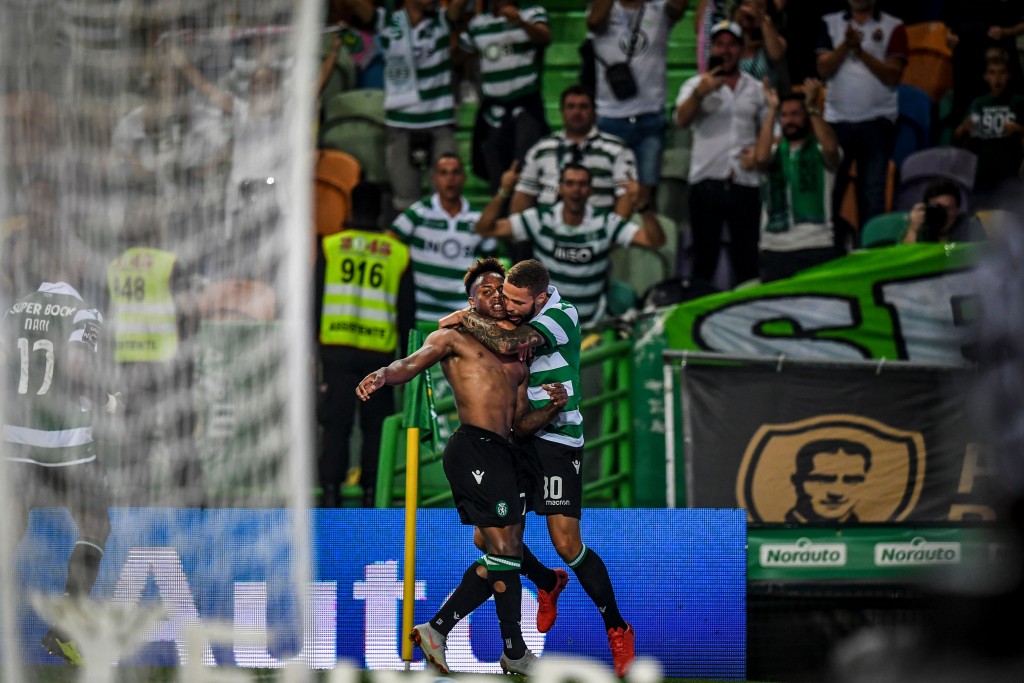 A brilliant start to his senior Sporting CP career. (Picture Courtesy - AFP/Getty Images)