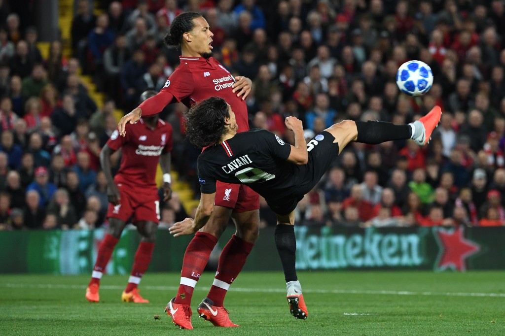 Liverpool's defensive stalwart (Photo credit should read PAUL ELLIS/AFP/Getty Images)