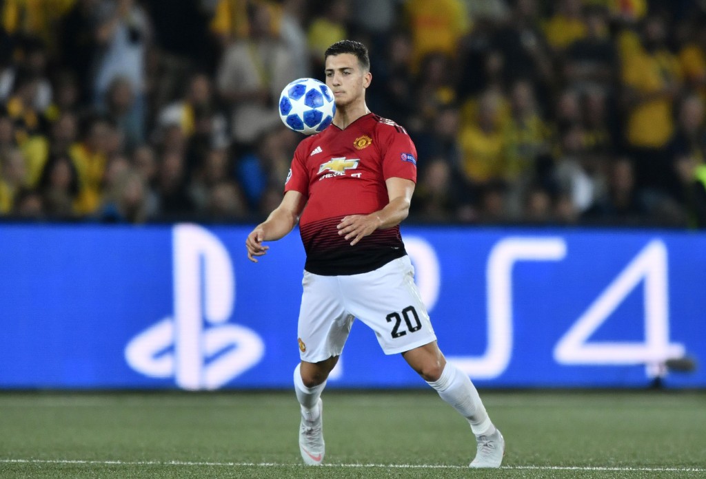 An impressive debut for Dalot (Photo by FABRICE COFFRINI/AFP/Getty Images)