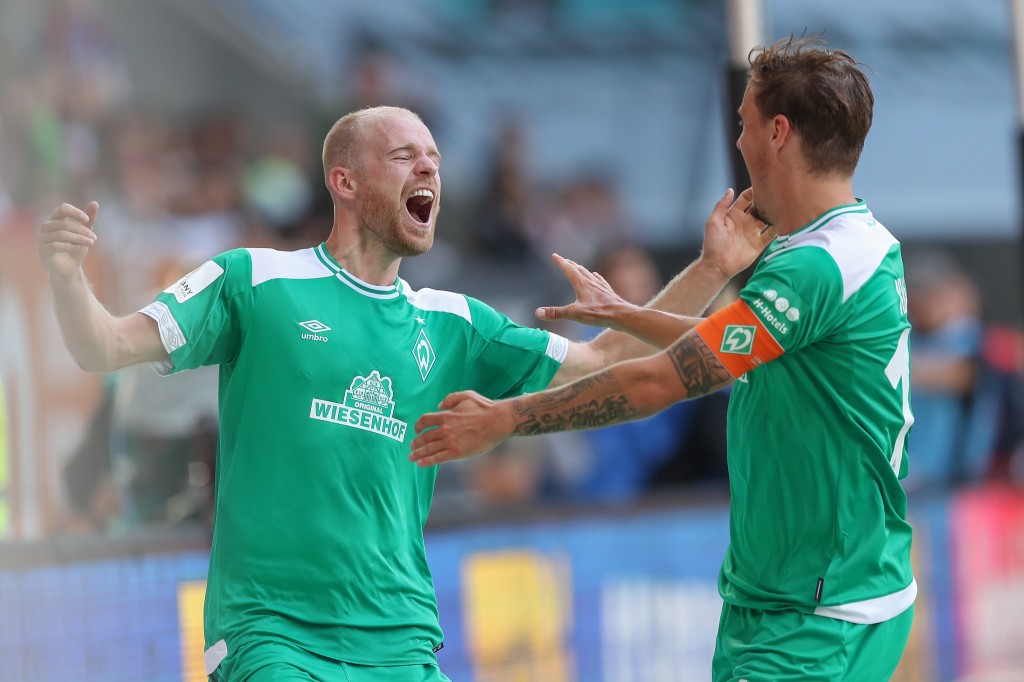Davy Klaassen scored his first Bundesliga goal. (Photo courtesy - Christian Kaspar-Bartke/Bongarts/Getty Images)
