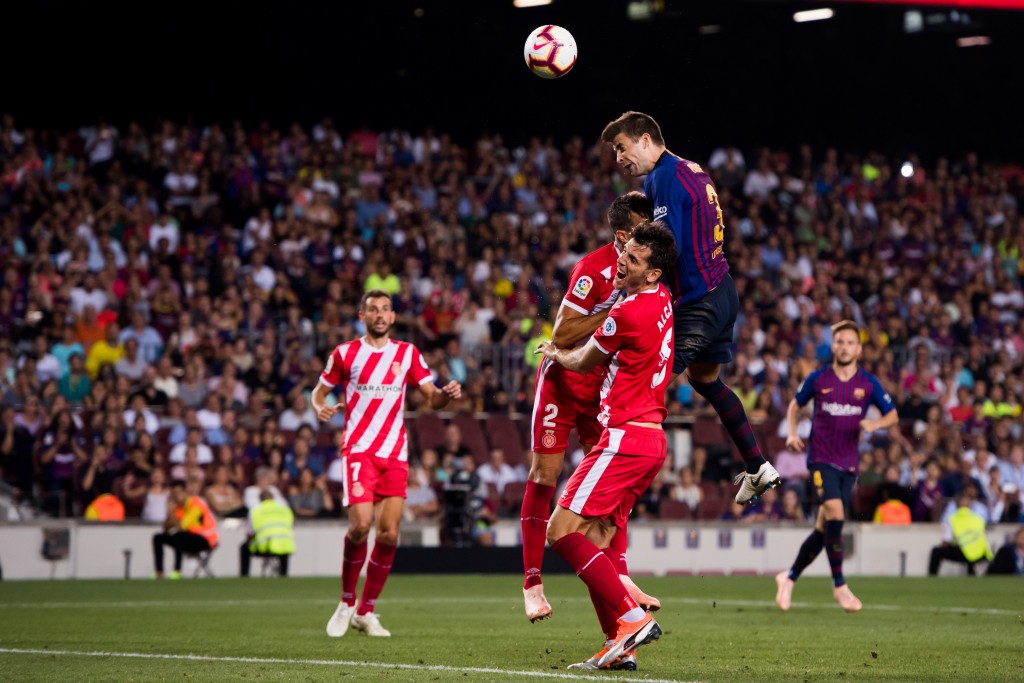 A night of highs and lows for Pique (Photo by Alex Caparros/Getty Images)