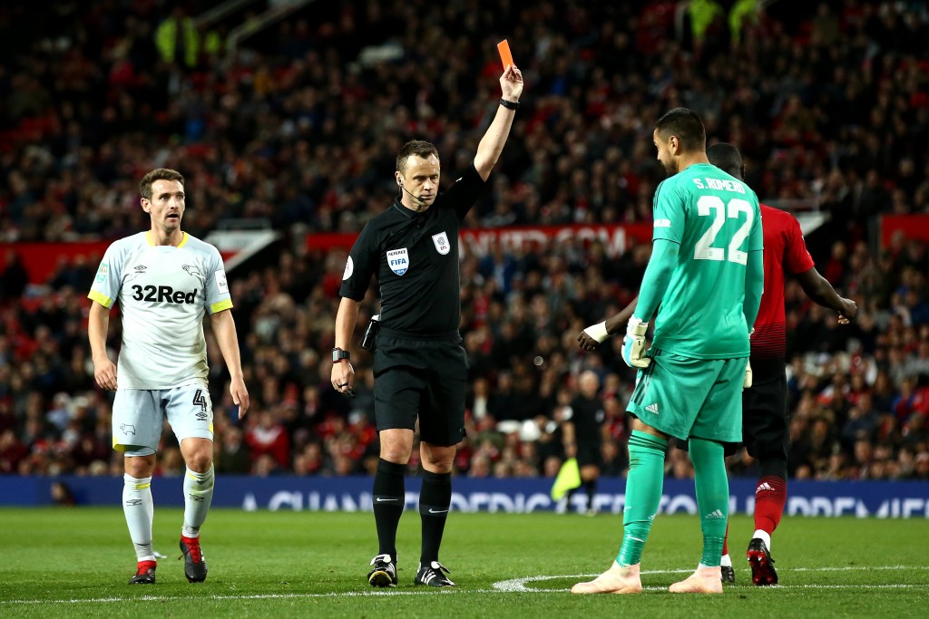 Romero sees red (Photo by Jan Kruger/Getty Images)