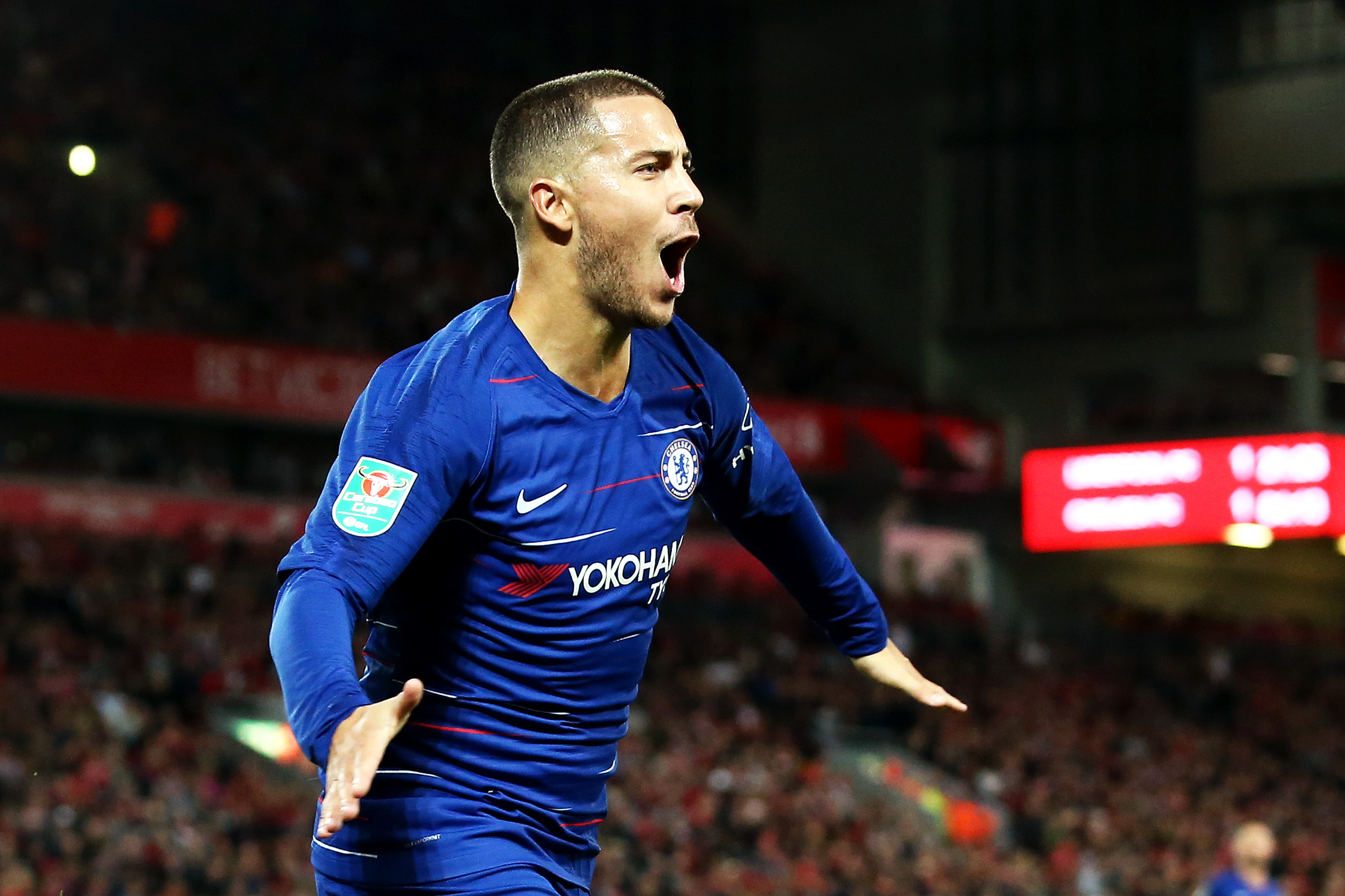Hazard has, time and again stated his desire to play for Real Madrid. (Photo courtesy: AFP/Getty)