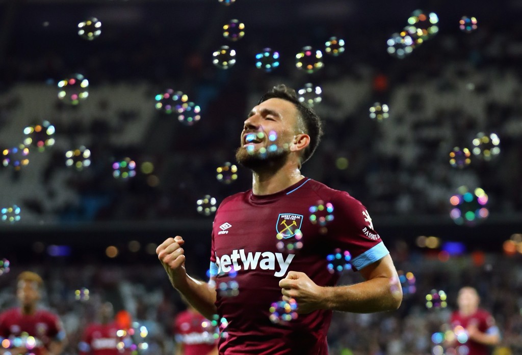Robert Snodgrass could miss the final game of the season for West Ham United. (Photo by Warren Little/Getty Images)