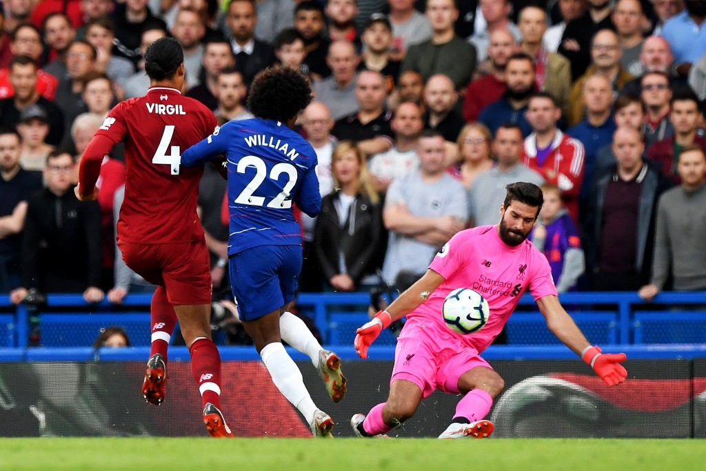 Alisson put in a fine display in the Liverpool goal (Photo by Shaun Botterill/Getty Images)