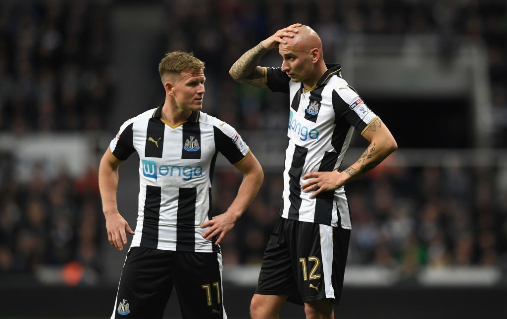 Jonjo Shelvey and Matt Ritchie have returned to Newcastle training to provide a timely boost for Rafa benitez. (Photo courtesy: AFP/Getty)