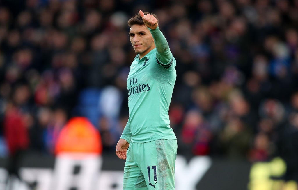 Arsenal's fearless leader in midfield! Torreira has been impressive in his performances. (Photo courtesy: AFP/Getty)