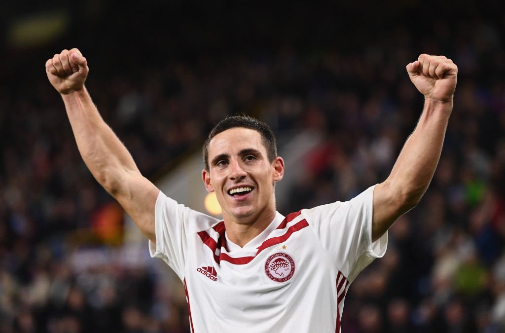 Daniel Podence will be a key man for Olympiacos upfront. (Photo by Clive Mason/Getty Images)