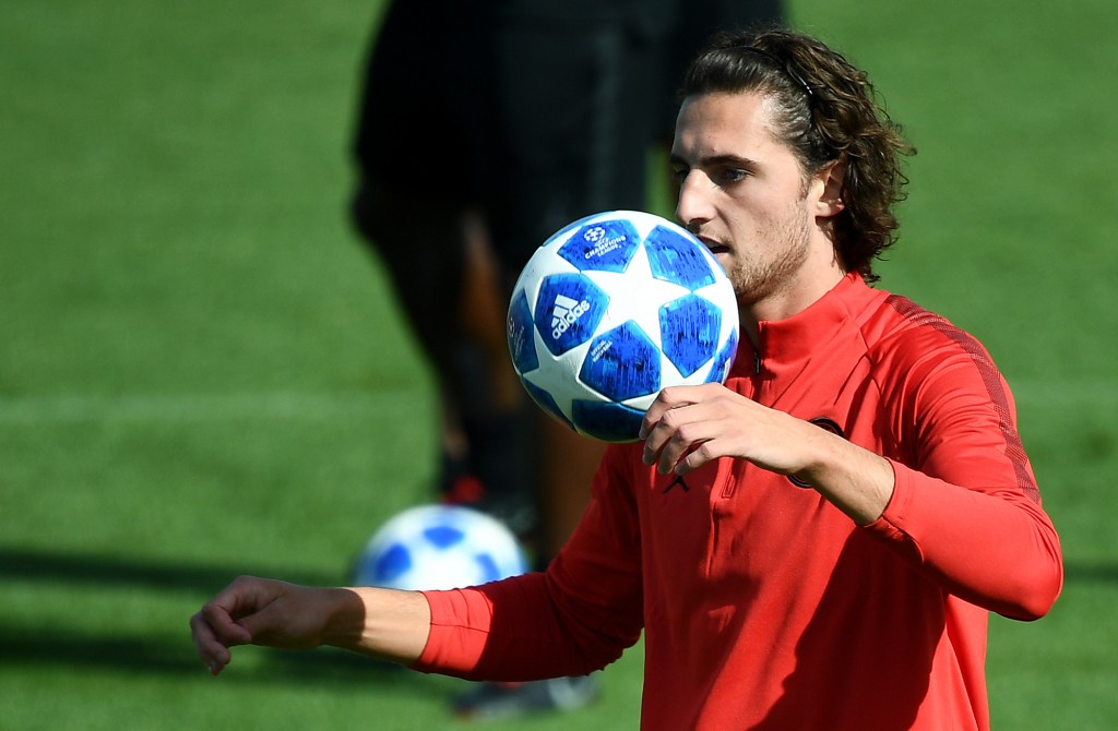 Rabiot is in the final year of his contract with PSG (Photo credit should read FRANCK FIFE/AFP/Getty Images)