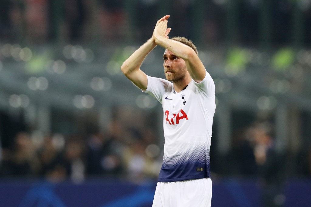 Will Eriksen remain loyal to Tottenham, or trade the whites to join Real Madrid? (Photo by Dan Istitene/Getty Images)