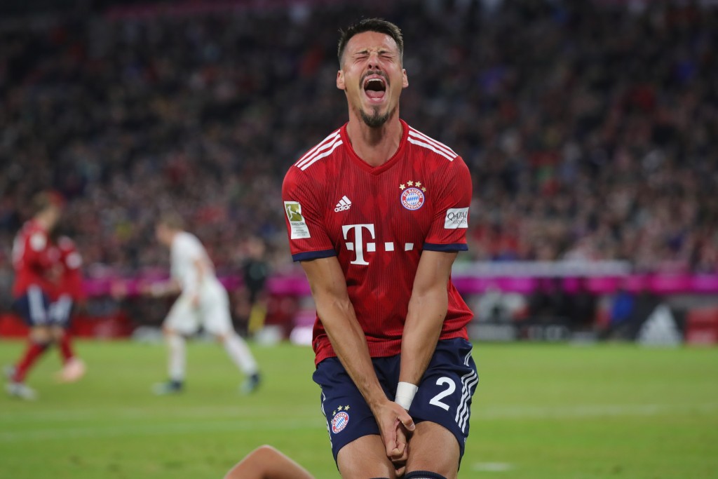 It has been a frustrating season for Sandro Wagner. (Photo by Alexander Hassenstein/Bongarts/Getty Images)