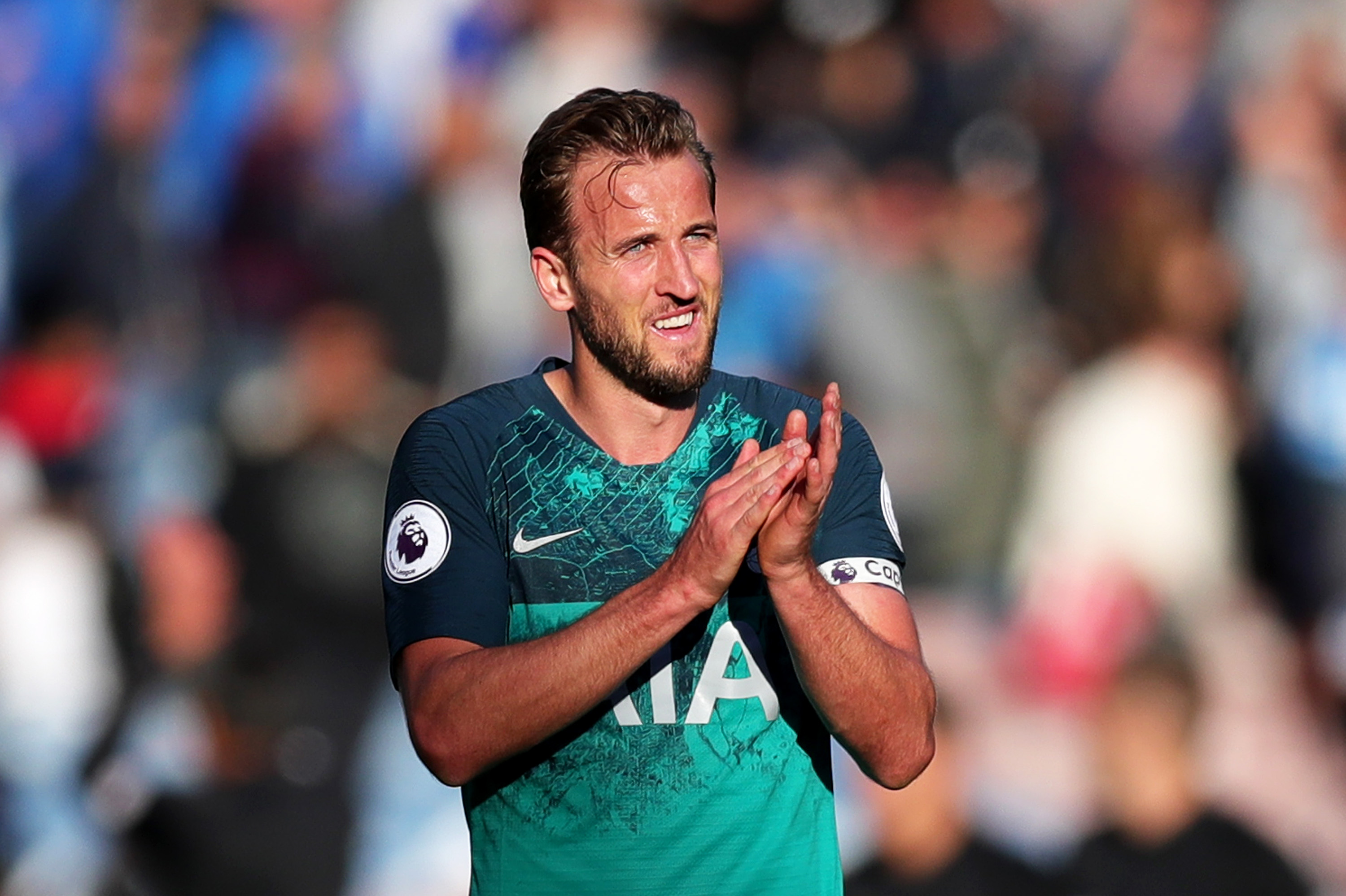 Kane will look to continue his goal scoring form against West Ham. (Photo courtesy: AFP/Getty)