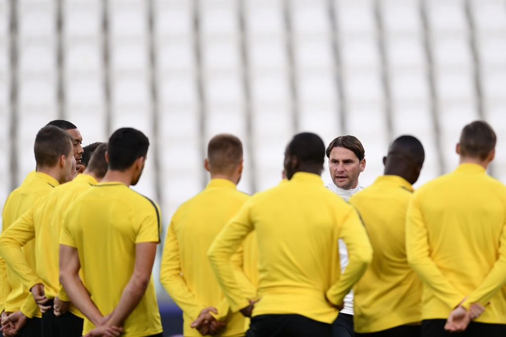 Gerardo Seoane rallying his troops for the challenge that beckons. (Photo courtesy - Marco Bertorello/AFP/Getty Images)