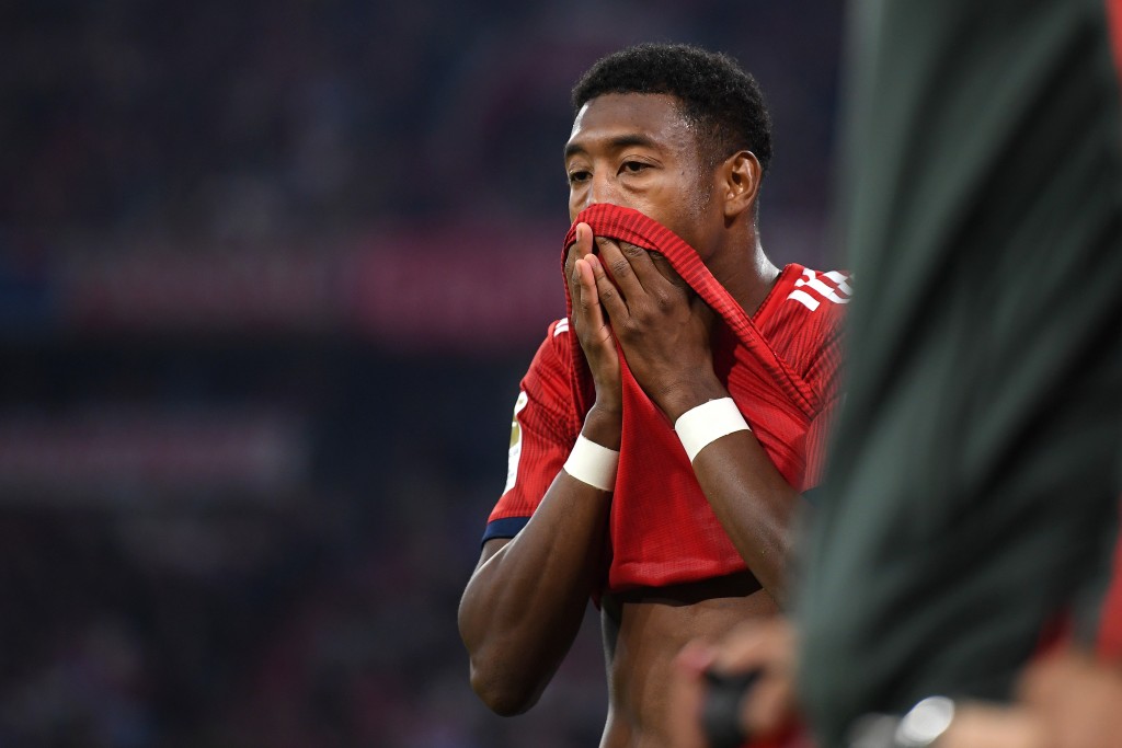 Alaba could be ruled out beyond the international break. (Photo by Matthias Hangst/Bongarts/Getty Images)