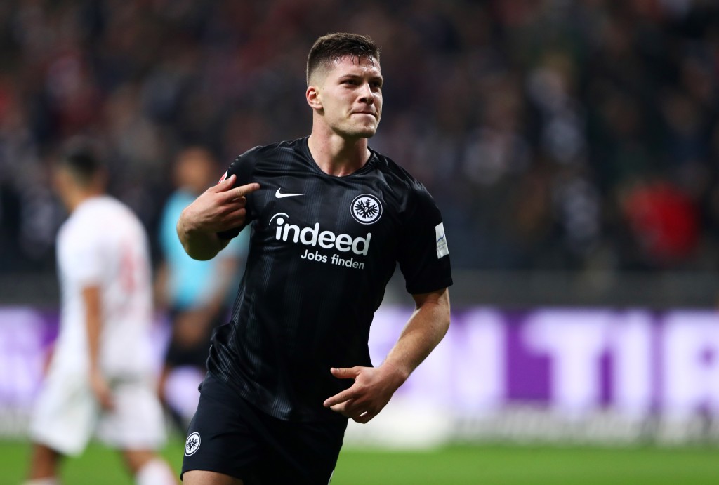 A five-star performance from Luka Jovic. (Photo by Alex Grimm/Bongarts/Getty Images)