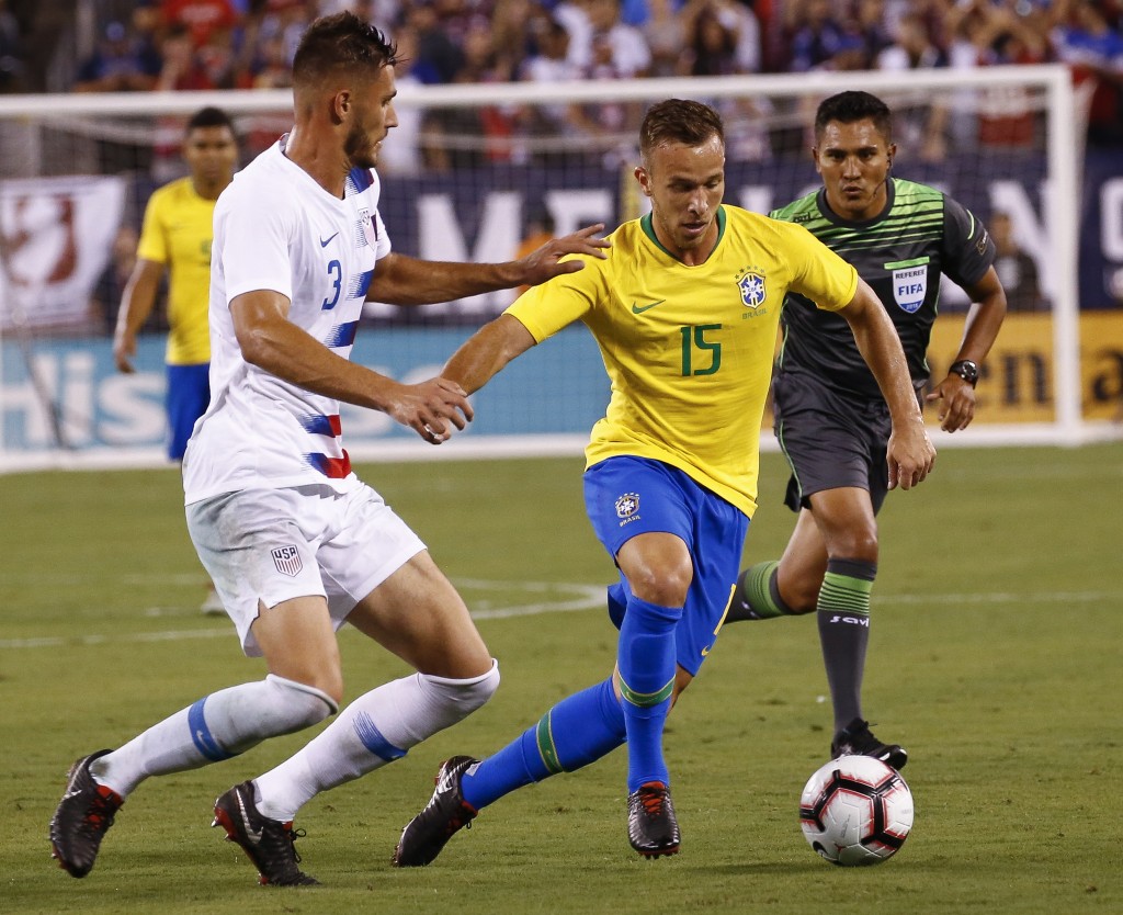 Can Arthur step up in Coutinho's absence? (Photo by Jeff Zelevansky/Getty Images)