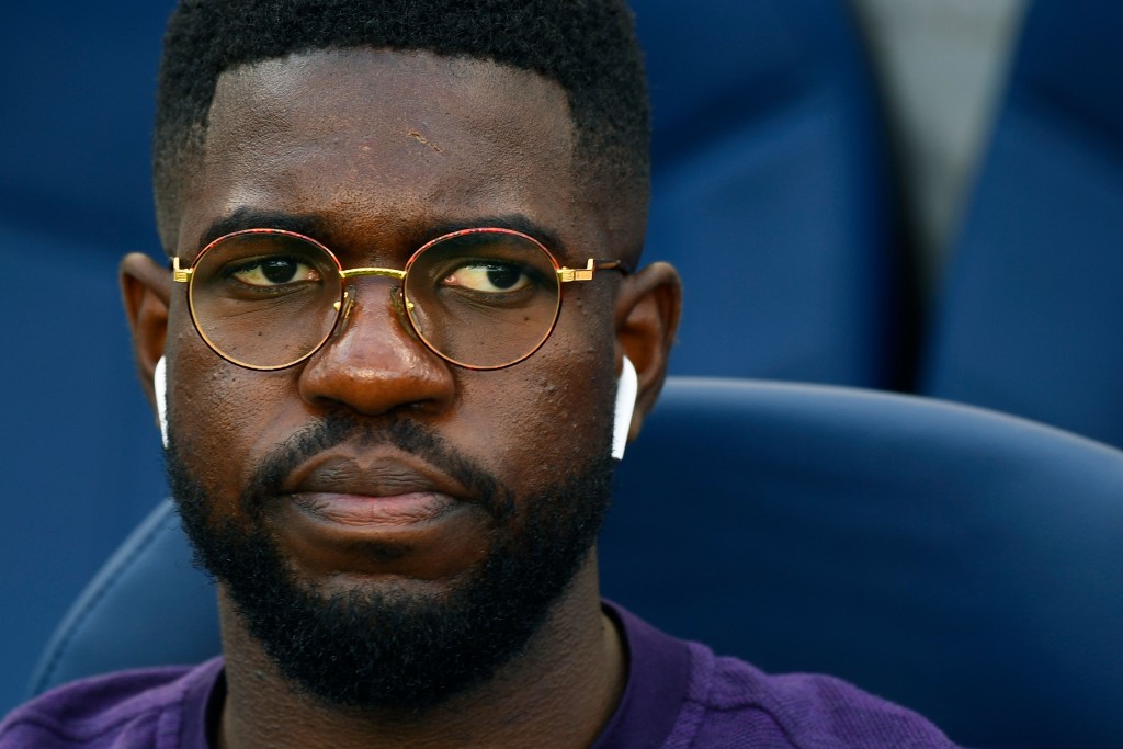 Umtiti's absence has thrown light on the need to sign a centre-back. (Photo by Gabriel Bouys/AFP/Getty Images)
