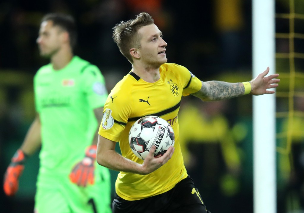 Can Marco Reus spill his magic this weekend? (Photo by Christof Koepsel/Bongarts/Getty Images)