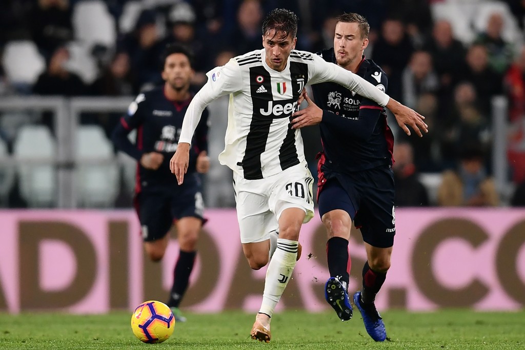 Bentancur's excellent work-rate nullified Cagliari's midfield threat. (Photo by Marco Bertorello/AFP/Getty Images)