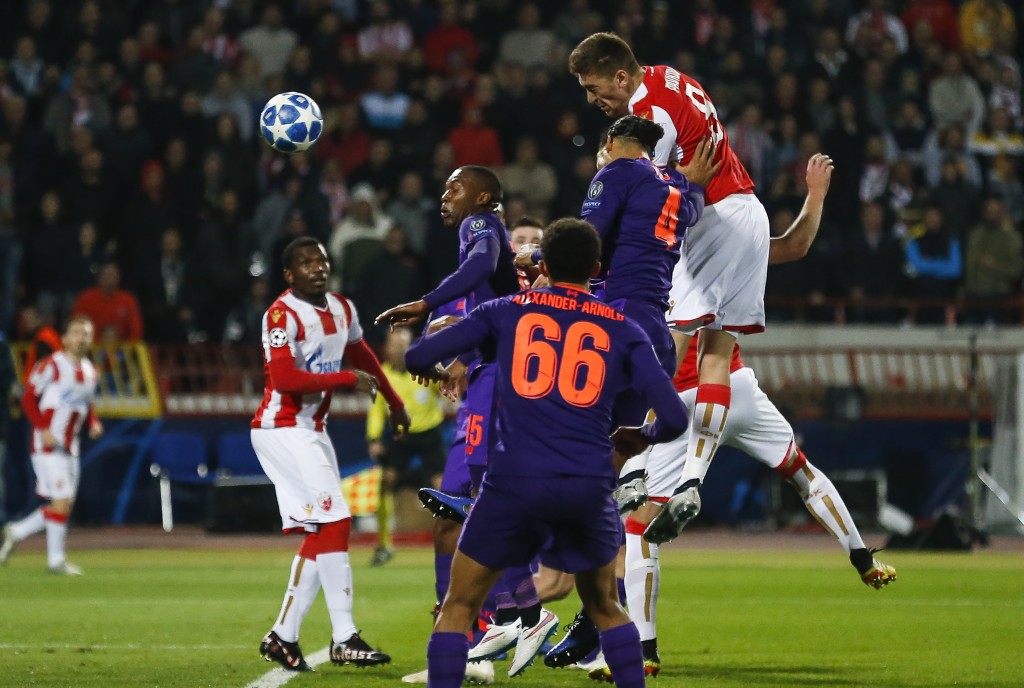 An off night for Liverpool defence (Photo by Srdjan Stevanovic/Getty Images)