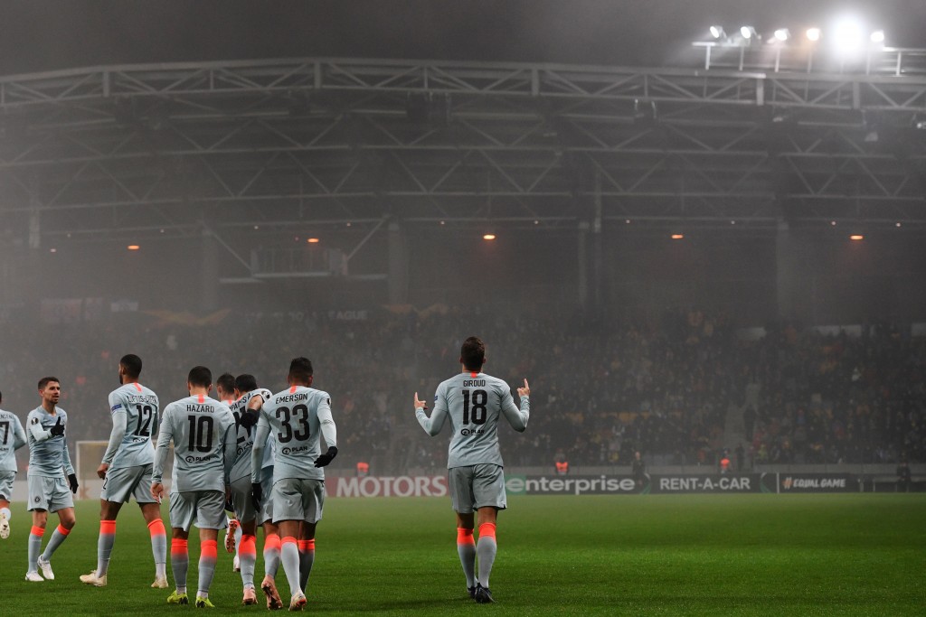 Chelsea remain unbeaten after the first three months of the season. (Photo by Kirill Kudryavtsev/AFP/Getty Images)