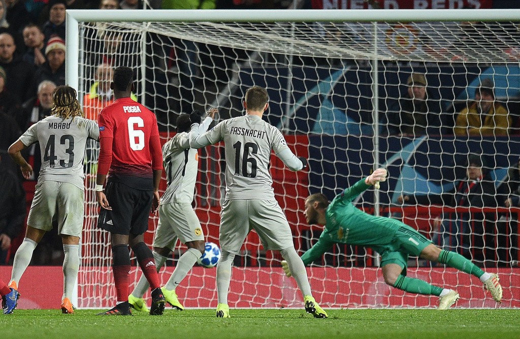 Superman De Gea comes to United's rescue again (Photo: OLI SCARFF/AFP/Getty Images)
