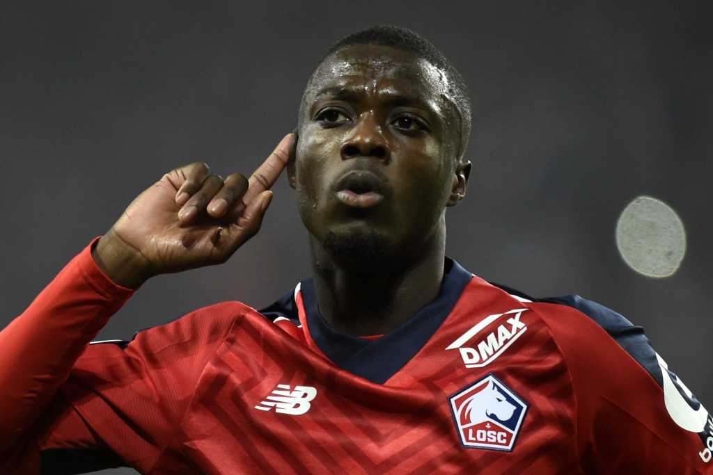 Will Nicolas Pepe answer Real Madrid's call? (Photo by Francois Lo Presti/AFP/Getty Images)