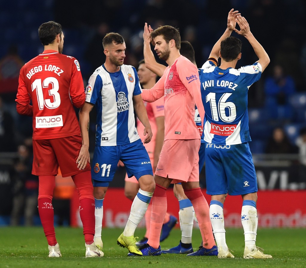 Comfortable outing for Pique (Photo by Alex Caparros/Getty Images)