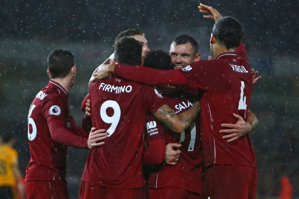 There's just no stopping the Liverpool juggernaut. (Photo by Geoff Caddick/AFP/Getty Images)