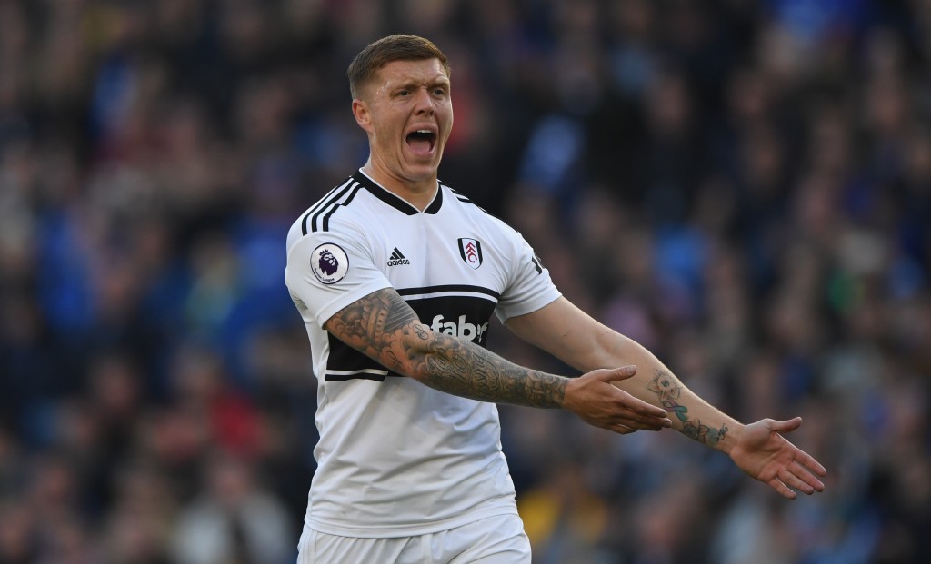 CARDIFF, WALES - OCTOBER 20: Swansea player Alfie Mawson in action during the Premier League match between Cardiff City and Fulham FC at Cardiff City Stadium on October 20, 2018 in Cardiff, United Kingdom. (Photo by Stu Forster/Getty Images)