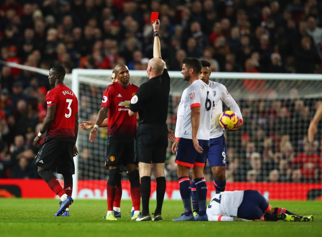 Bailly's competitive streak is starting to hurt his playing time. (Picture Courtesy - AFP/Getty Images)