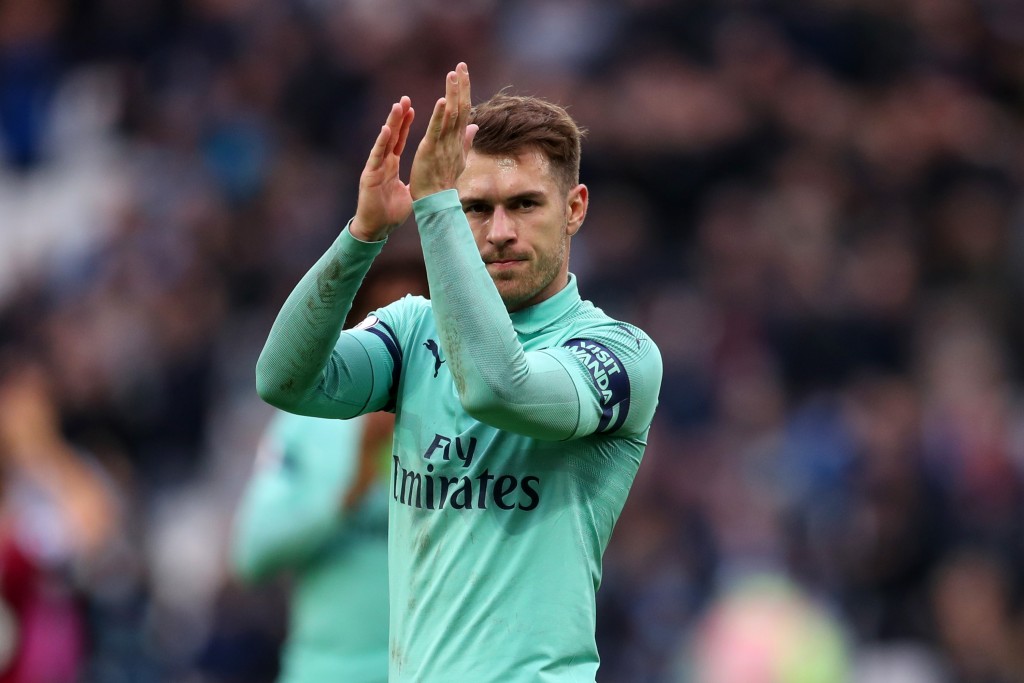 Aaron Ramsey's Arsenal departure is nearing. (Photo by Catherine Ivill/Getty Images)
