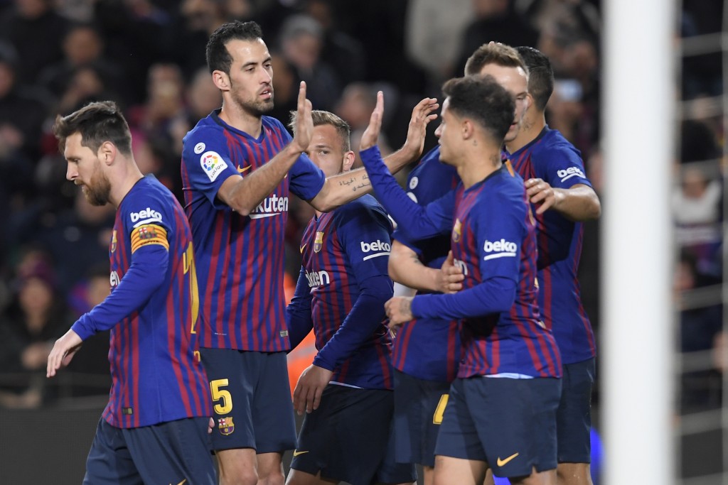 Barcelona are on a run of six straight wins. (Photo by Lluis Gene/AFP/Getty Images)