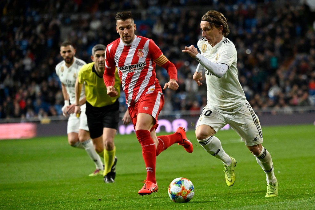 Modric impressed in midfield (Photo credit should read JAVIER SORIANO/AFP/Getty Images)