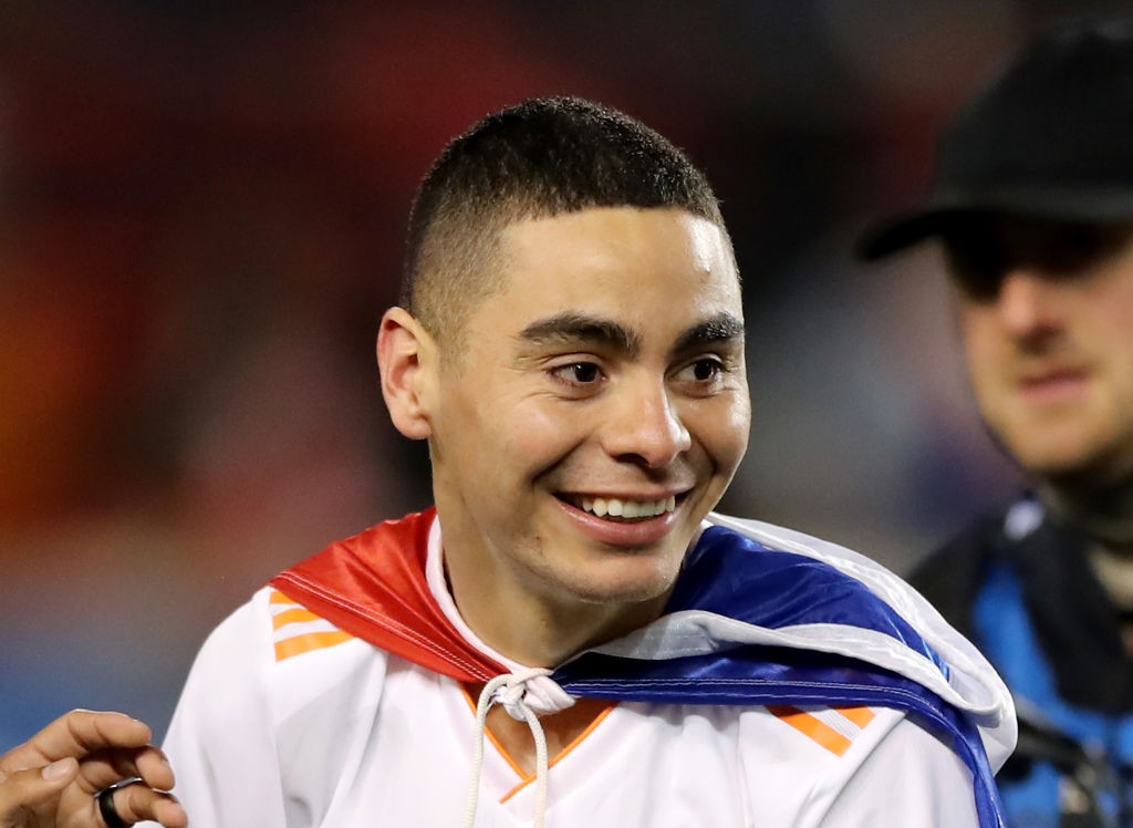 Newcastle's record signing, Miguel Almiron will be unavailable as he still doesn;t have a work permit. (Photo courtesy: AFP/Getty)