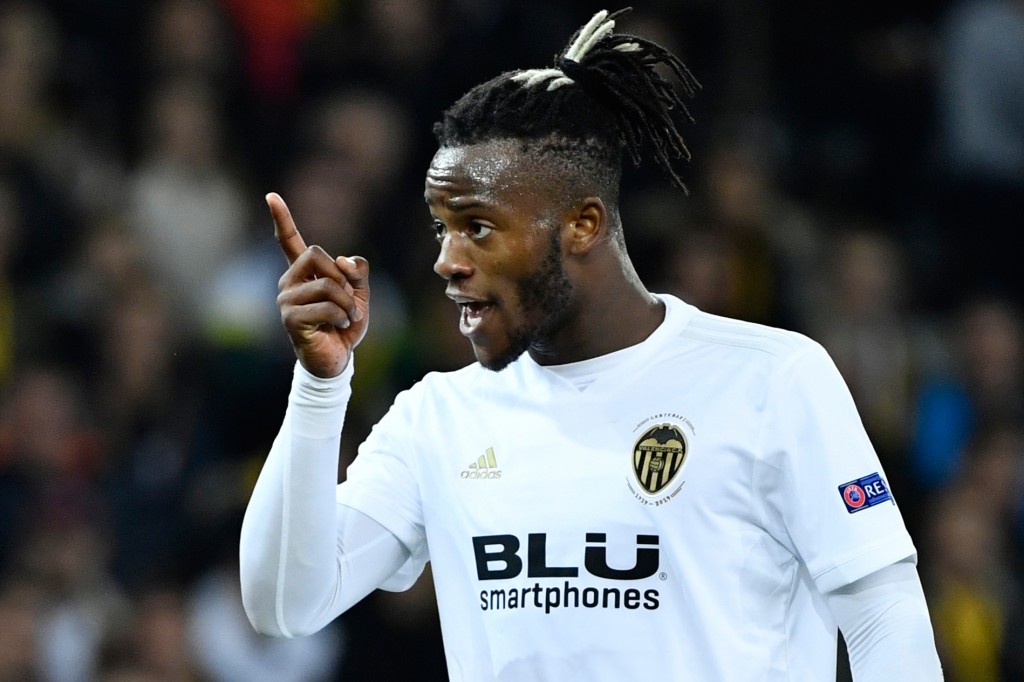 After the failed spell at Valencia, Batshuayi will be hoping to resurrect his career at Crystal Palace, who might even sign him permanently in the summer. (Photo by Alain Grosclaude/AFP/Getty Images)