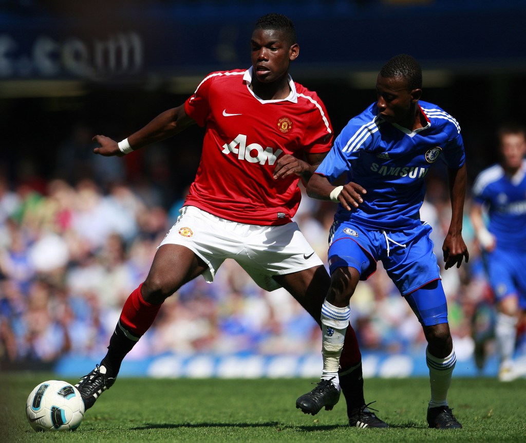 Pogba's potential was there for all to see during his time with United's youth teams (Photo by Dan Istitene/Getty Images)