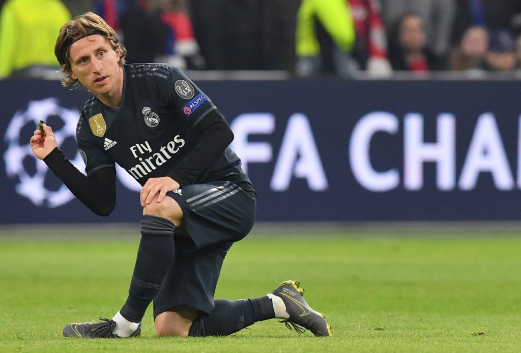 Modric was not quite at his best on Wednesday. (Photo by Emmanuel Dunand/AFP/Getty Images)