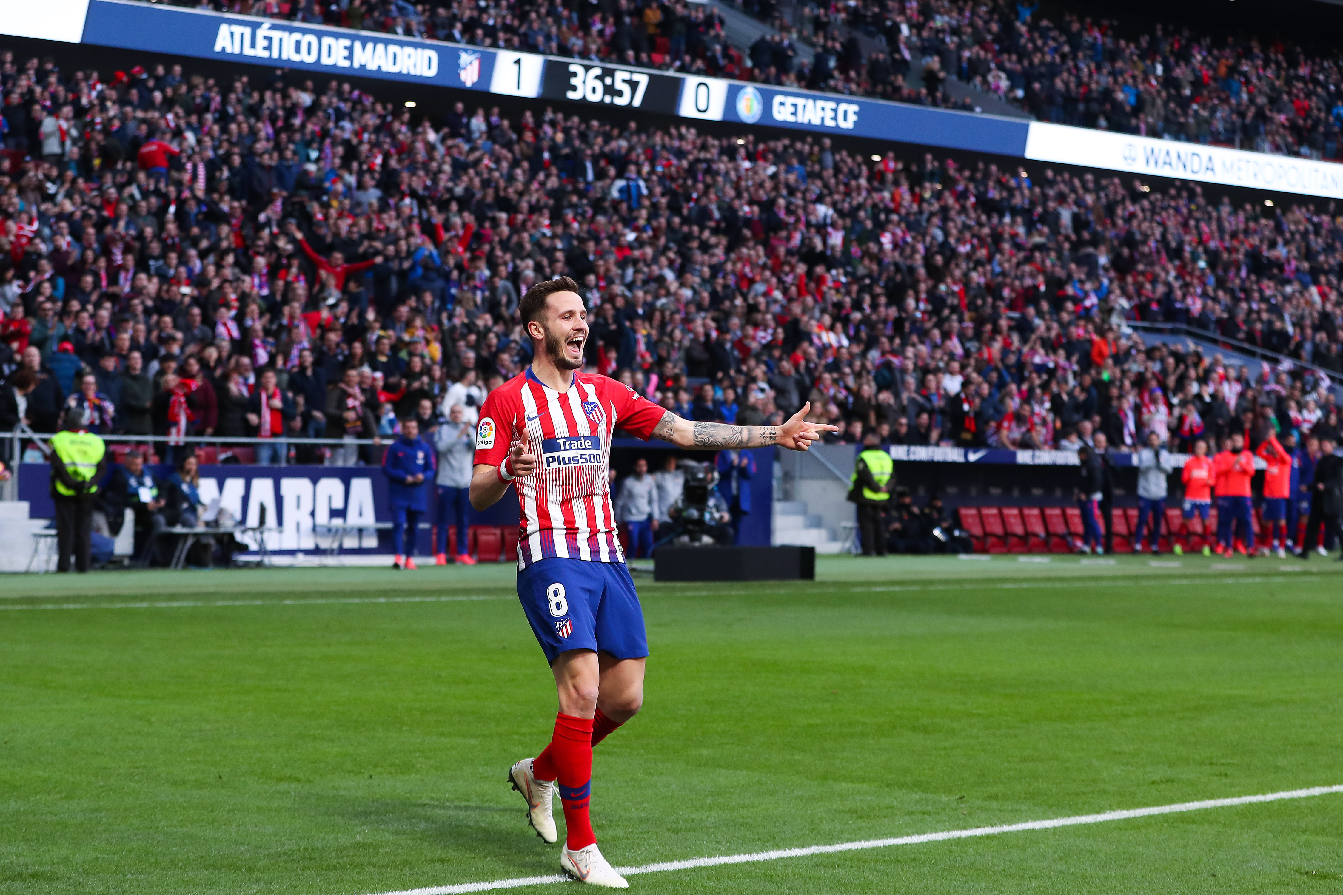 What does the future hold for Saul Niguez? (Photo by Gonzalo Arroyo Moreno/Getty Images)