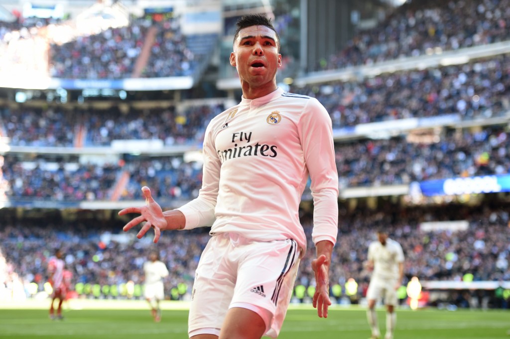 Casemiro is suspended for Real Madrid ahead of the visit of Athletic Bilbao. (Photo by Denis Doyle/Getty Images)