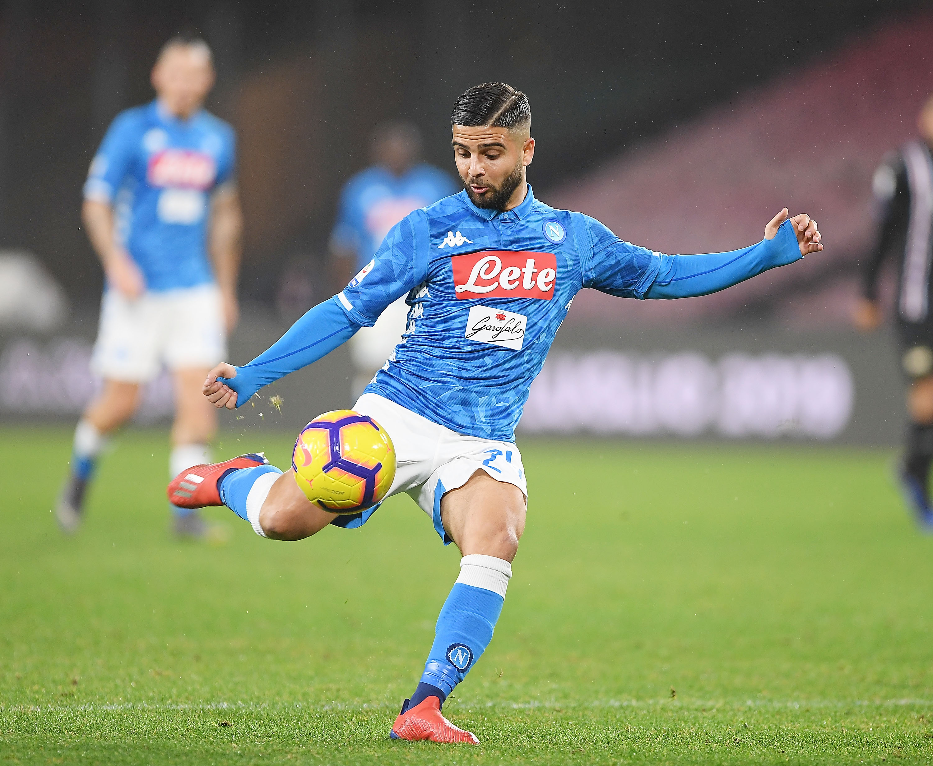 Insigne closing in on a switch to Everton?(Picture Courtesy - AFP/Getty Images)