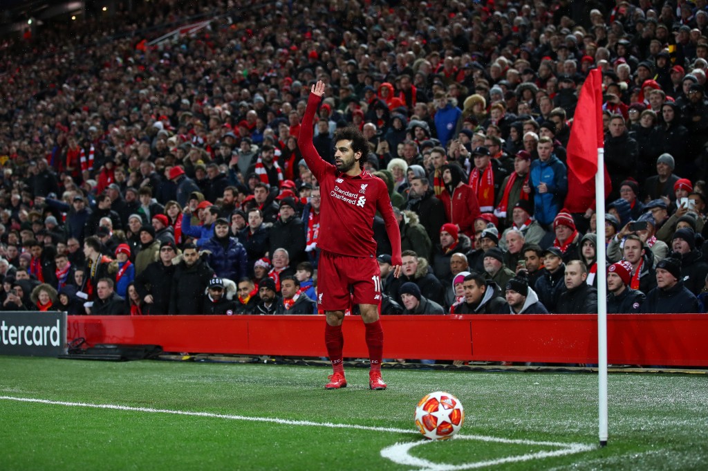 Salah failed to raise his hand when Liverpool were in need of a match winner. (Photo by Clive Brunskill/Getty Images)
