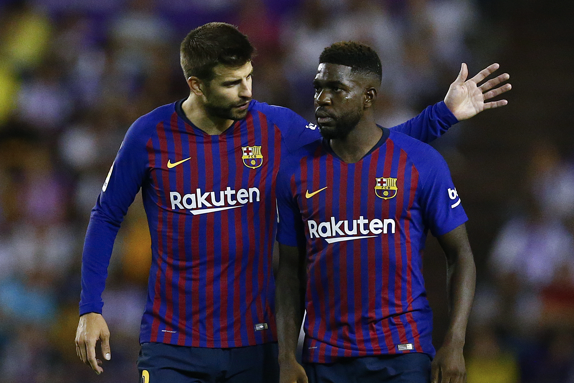 Barcelona could consider selling Umtiti in the summer. (Photo courtesy: AFP/Getty)