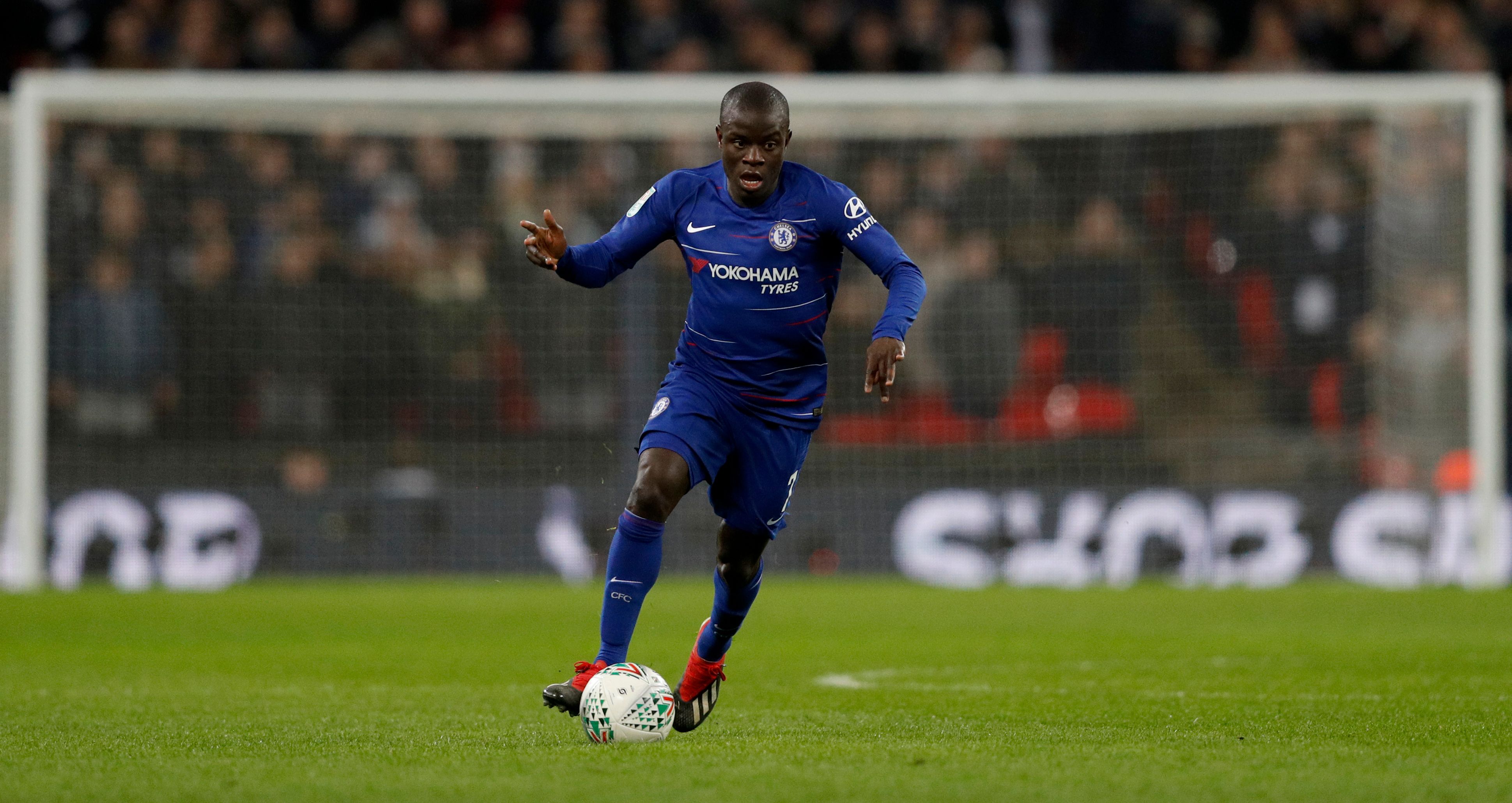 Kante the ideal target for Manchester United feels Danny Murphy (Photo by ADRIAN DENNIS/AFP/Getty Images)